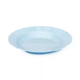 Тарелка суповая, стеклокерамика, 22 см, круглая, Louis XV Light blue, Luminarc, Q3697