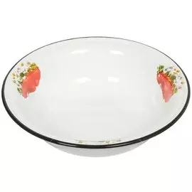 Миска металл, круглая, 4 л, с декором, Сибирские товары, С0313.П/*59/*67/С0313/П*63/СГ*105/П*59