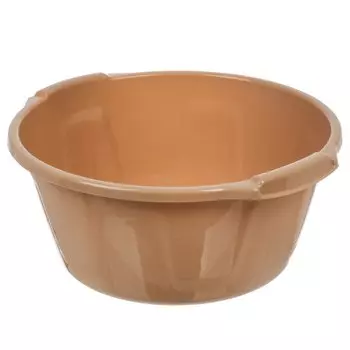 Таз пластик, 10 л, круглый, с ручкой, лайт, Радиан, 10033098