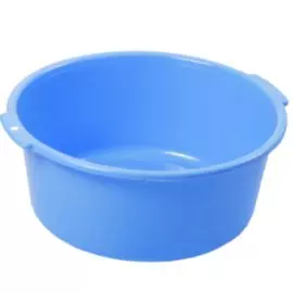 Таз пластик, 10 л, круглый, с ручкой, повышенной прочности, Радиан