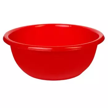 Таз пластик, 12 л, круглый, красный, Sparkplast, IS40002/3