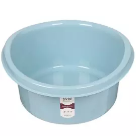 Таз пластик, 12 л, круглый, Ориджинал Vouge, небесный, Svip, SV3939