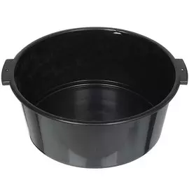 Таз пластик, 15 л, круглый, с ручкой, Альтернатива, М2388