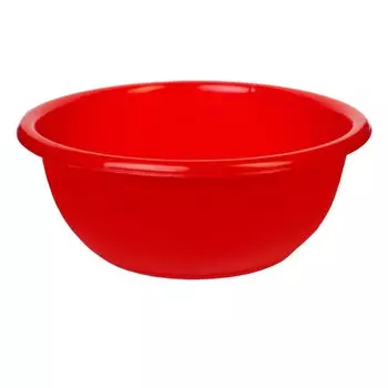 Таз пластик, 9 л, круглый, красный, Sparkplast, IS40007/3