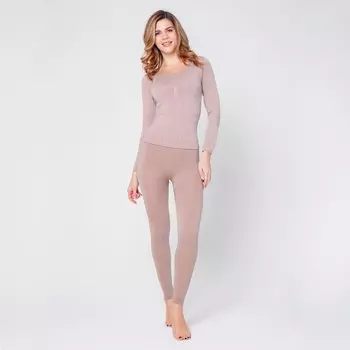 Термолеггинсы Oemen, бежевые, M, KZ001