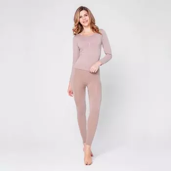 Термолеггинсы Oemen, бежевые, XXL, KZ001