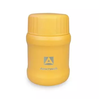 Термос для еды, нержавеющая сталь, 0.5 л, широкая горловина, Арктика, колба нержавеющая сталь, желтый, 311-500