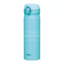 Термос из нержавеющей стали Thermos узким горлом, 0.5 л, голубой