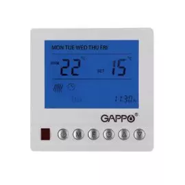 Термостат комнатный, от 5 до 35 °C, Gappo, G491, ±1 °C
