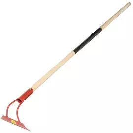 Тяпка прополочная металл, 190х50 мм, самозаточная, с деревянным черенком, Супер