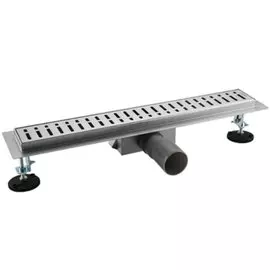 Трап канализационный угловой, 40 мм, 500х70 мм, Gappo, нержавеющая сталь, G85007-3