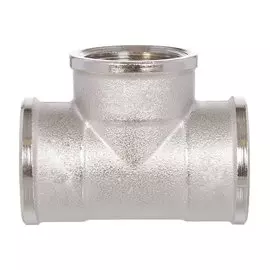 Тройник 1", г-г-г, никель, STI