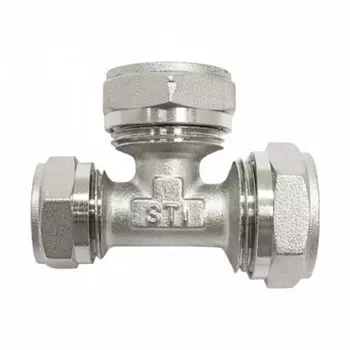 Тройник 20х20х16 мм, внутренняя резьба, STI