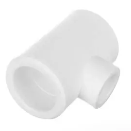 Тройник переходной полипропилен, 32х20х32 мм, белый, РосТурПласт