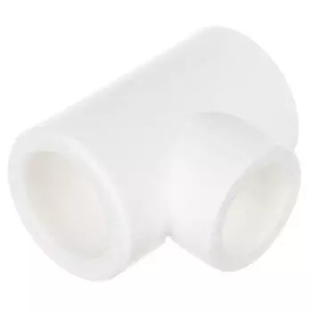Тройник переходной полипропилен, 40х25х40 мм, белый, Valfex