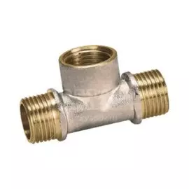 Тройник 1", Ш-Ш-Ш, латунь, Frap, F329.0606