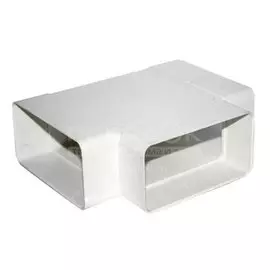 Тройник вентиляционный пластик, плоский, 55х110 мм, Viento, В511ТПП PLUS