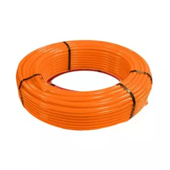 Труба для теплого пола диаметр 16х2 мм, оранжевая, 50 м, PE-Xa EVOH, РосТурПласт