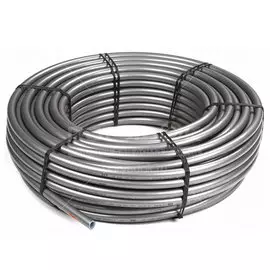 Труба для теплого пола диаметр 16х2.2 мм, серая, 100 м, PE-Xa EVOH, РосТурПласт