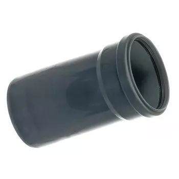 Труба канализационная внутренняя, диаметр 110х2000х2.7 мм, полипропилен, Кубаньтехнопласт, серая