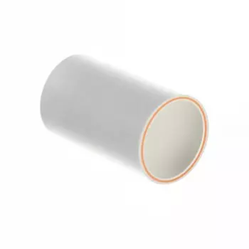Труба полипропиленовая для отопления, стекловолокно, диаметр 40х6.7х4000 мм, 25 бар, белая, Kalde