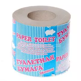 Туалетная бумага Бордо, 1 слой, с втулкой