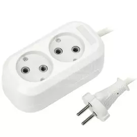 Удлинитель электрический Smartbuy SBE-10-2-02-N 2 розетки 2х1, 2 м