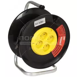 Удлинитель на катушке Radist 4 розетки 2х0.75, 25 м