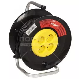 Удлинитель на катушке Radist 4 розетки 2х0.75, 40 м