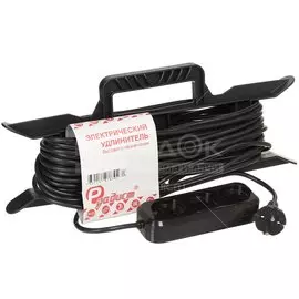 Удлинитель на рамке 3 розетки 2х0.75, 15 м