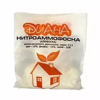 Удобрение Азофоска, минеральное, гранулы, 2 кг, Диана