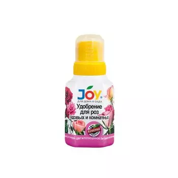 Удобрение для садовых и комнатных роз, калийное, жидкость, 250 мл, Joy