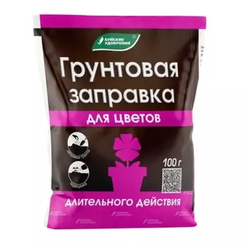 Удобрение Грунтовая заправка, для цветов, 100 г, БХЗ