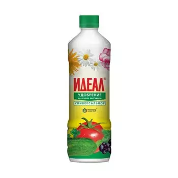 Удобрение Идеал, для овощей и цветов, на основе биогумуса, универсальное, жидкость, 500 мл, Сад чудес