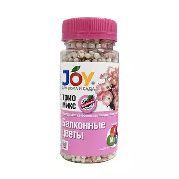 Удобрение Трио микс, для балконных цветов, минеральный, гранулы, 100 г, Joy