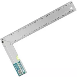 Угольник для сварки 300 мм, алюминий, с уровнем, РемоКолор, 15-3-030