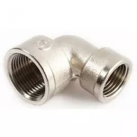 Уголок 1/2''х3/4'', г-г, никель, STI