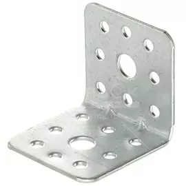 Уголок крепежный перфорированный 40х40х40х1.5 мм, усиленный, ГОЦ