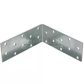 Уголок крепежный оцинкованный, 100х100х40х2 мм