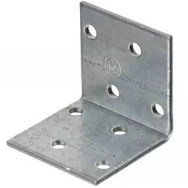 Уголок крепежный перфорированный 40х40х40х2 мм, ГОЦ