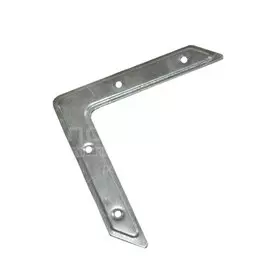 Уголок крепежный выпуклый 100х100х16х0.8 мм, выпуклый, УГ-100, оцинкованный, Металлист, 11340100-010