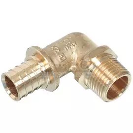 Уголок d20х1/2'', 90 °, латунь, наружная резьба, Stout