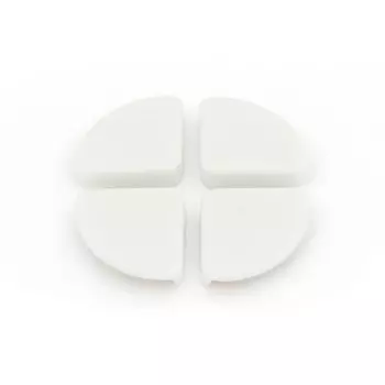 Уголок защитный мебельный 4 предмета, силикон, белый, Palladium, BS 47.09, 111672