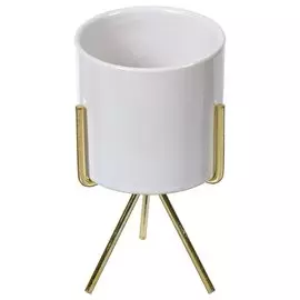 Украшение декоративное 8.5х8.5х15.2 см, кашпо, ваза, подсвечник, Y4-3777