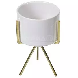 Украшение декоративное 8.5х8.5х13.3 см, кашпо, ваза, подсвечник, Y4-3776