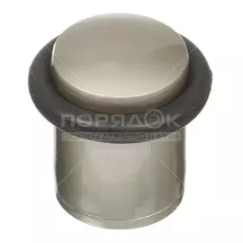 Упор дверной Trodos, 152 08.07.05 средний, напольный, никель, 205035