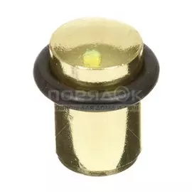 Упор дверной Trodos, 153 08.08.01 малый, напольный, золото, 205039