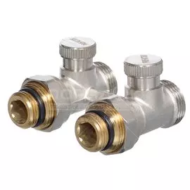 Узел подключения для радиатора, 1/2"х3/4", прямые, наружная резьба, ProFactor, PF RVS 610
