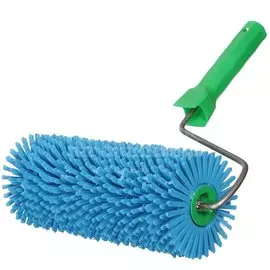 Валик игольчатый для наливных полов, РемоКолор, крупная игла, пластик, 240хдиаметр 123 мм, с бюгелем, 04-7-424