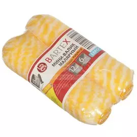 Валик малярный Bartex, Мини, полиакрил, 110хдиаметр 15 мм, ворс 12 мм, 0915612/245296